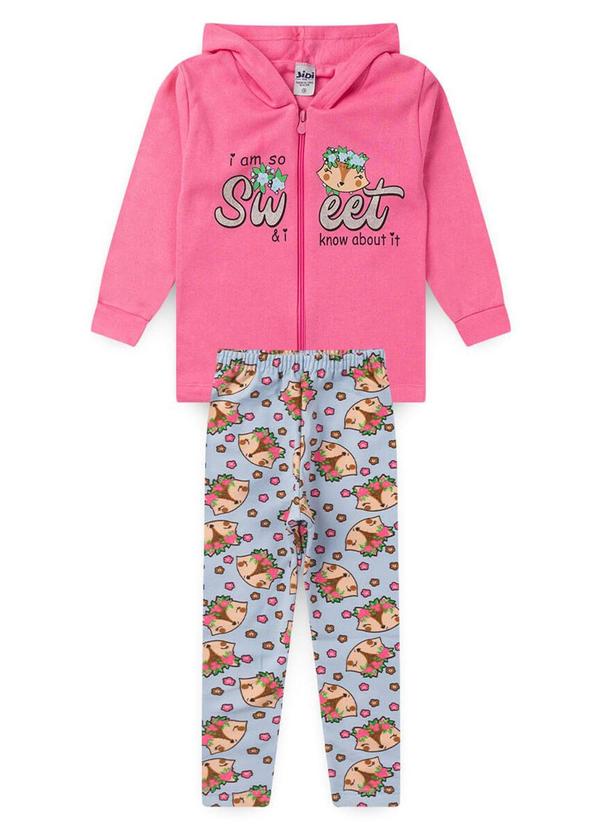 Rosa Azul - Conjunto Infantil Inverno Raposa Iaia Rosa