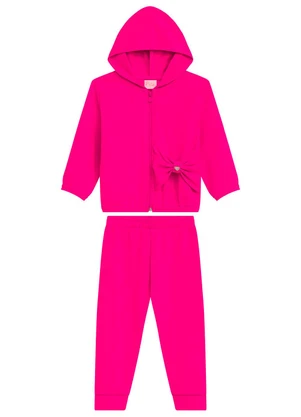 Duduka - Conjunto Infantil Inverno Rosa  - DUDUKA