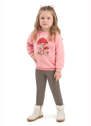 Duduka - Conjunto Infantil Inverno Rosa - DUDUKA