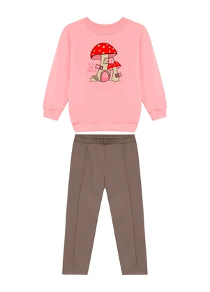 Duduka - Conjunto Infantil Inverno Rosa - DUDUKA