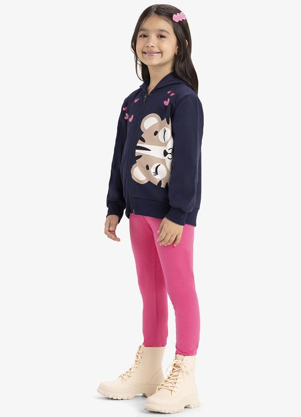 Rovi Kids - Conjunto Infantil Jaqueta com Legging Azul 3