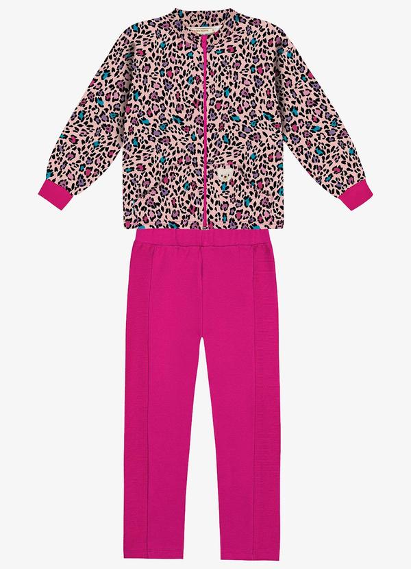 Trick Nick - Conjunto Infantil Jaqueta com Legging Rosa
