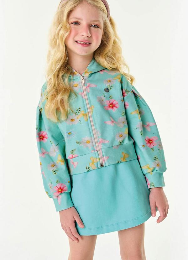 Trick Nick - Conjunto Infantil Jaqueta com Saia Azul