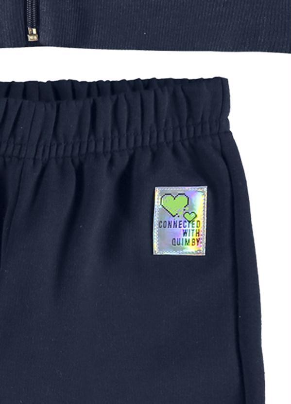 Quimby - Conjunto Infantil Jaqueta e Calça Azul 8