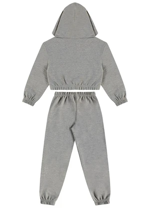 Guloseima - Conjunto Infantil Jaqueta e Calça Cinza - GULOSEIMA
