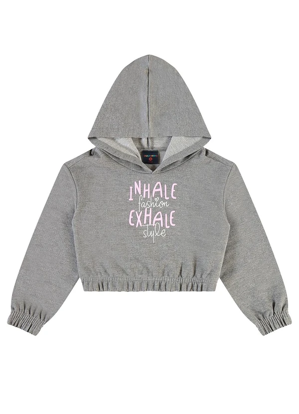 Guloseima - Conjunto Infantil Jaqueta e Calça Cinza 4