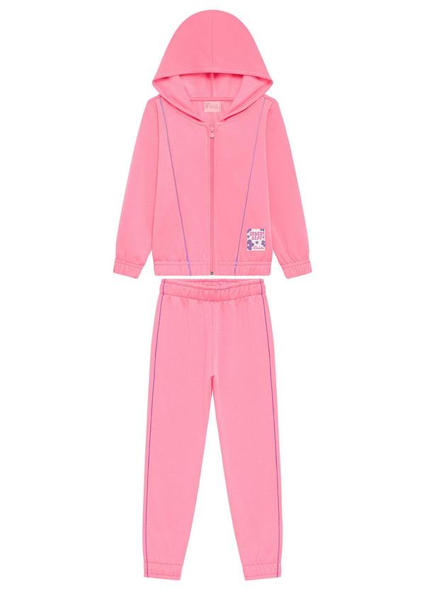 Duduka - Conjunto Infantil Jaqueta e Calça Comfort Rosa 1