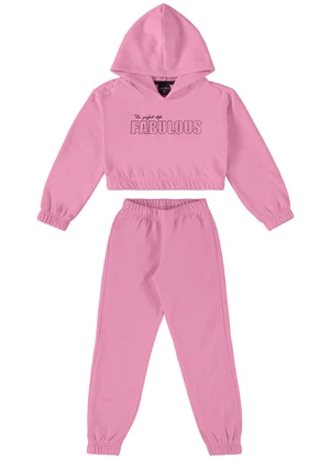 Guloseima - Conjunto Infantil Jaqueta e CalçaRoxo - GULOSEIMA