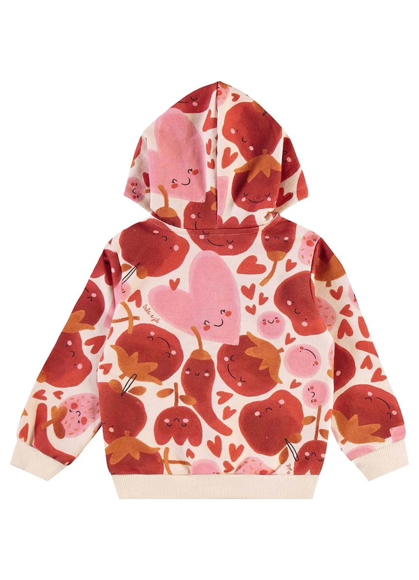 Três e Já - Conjunto Infantil Jaqueta e Calça Rosa 6