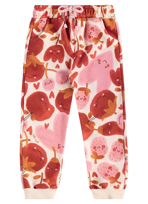 Três e Já - Conjunto Infantil Jaqueta e Calça Rosa 7