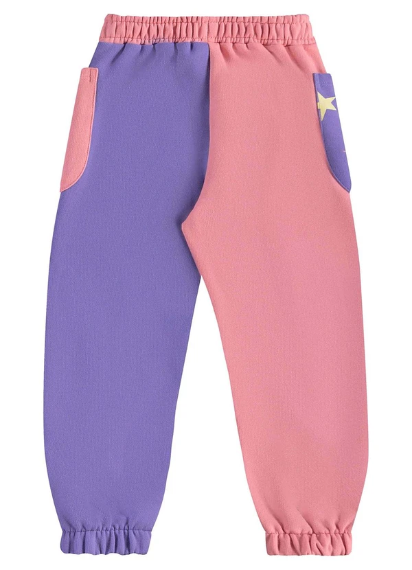 Três e Já - Conjunto Infantil Jaqueta e Calça Rosa 8