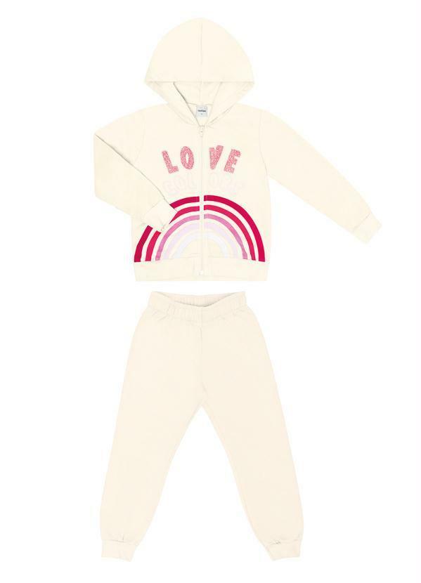 Rovi Kids - Conjunto Infantil Love Colors Bege 1