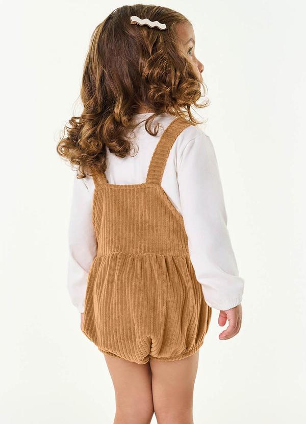 Trick Nick - Conjunto Infantil Macaquinho com Blusa Marrom 2