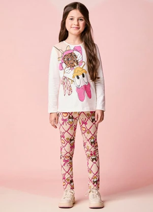Momi - Conjunto Infantil Manga Longa da Daisy Duck - MOMI