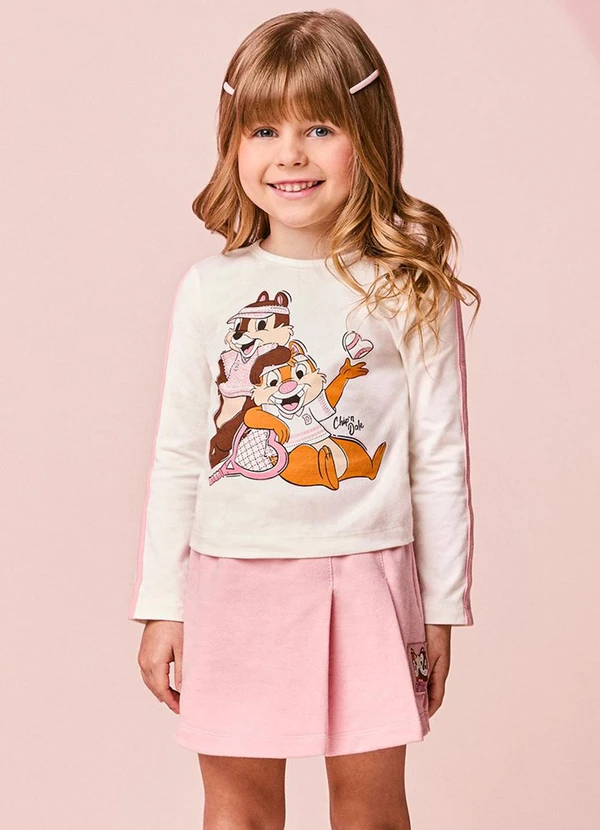 Momi - Conjunto Infantil Manga Longa do Tico e Teco