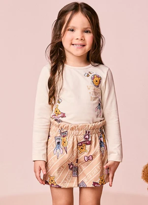 Momi - Conjunto Infantil Manga Longa do Ursinho Pooh - MOMI