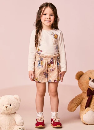 Momi - Conjunto Infantil Manga Longa do Ursinho Pooh - MOMI