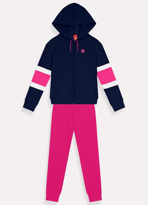 Kyly - Conjunto Infantil Menina Azul Marinho