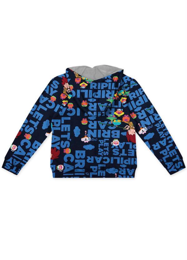 Lilica Ripilica - Conjunto Infantil Moletom Azul 4