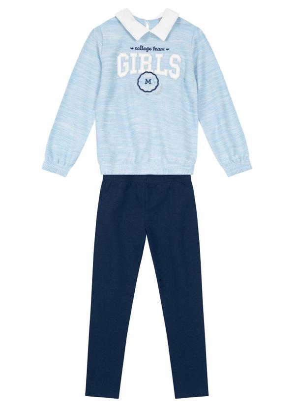 Brandili Mundi - Conjunto Infantil Menina Azul 2