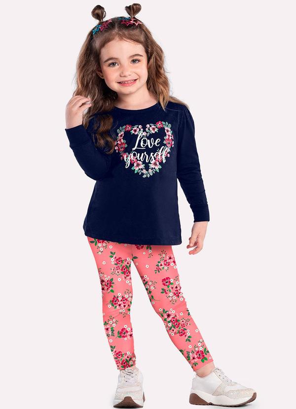 Kyly - Conjunto Infantil Menina Azul 1