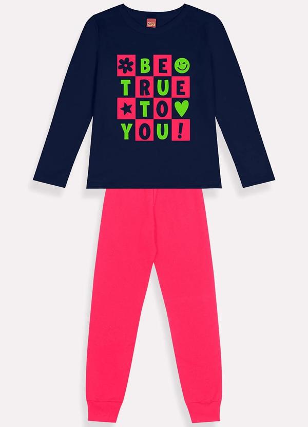 Kyly - Conjunto Infantil Menina Azul