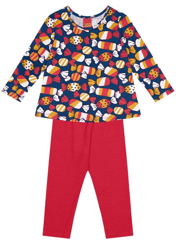 Kyly - Conjunto Infantil Menina Azul