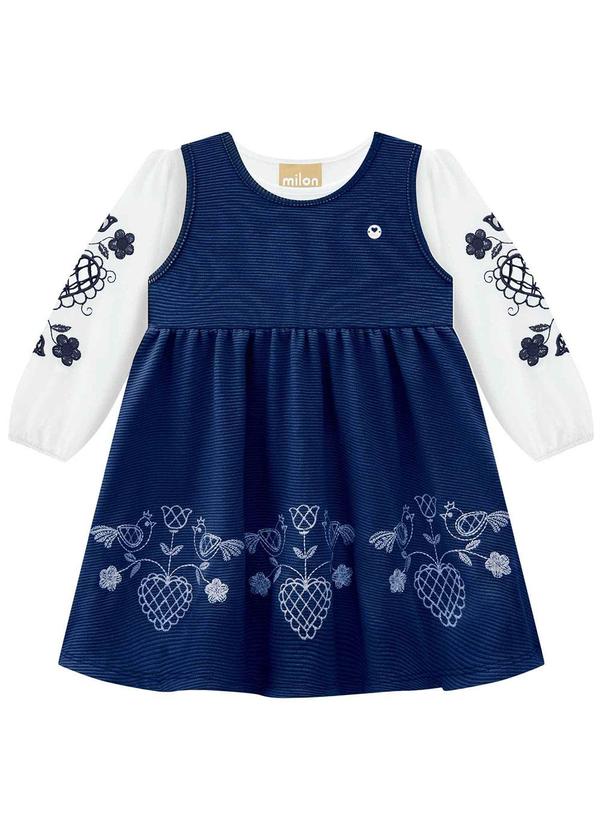 Milon - Conjunto Infantil Menina Azul
