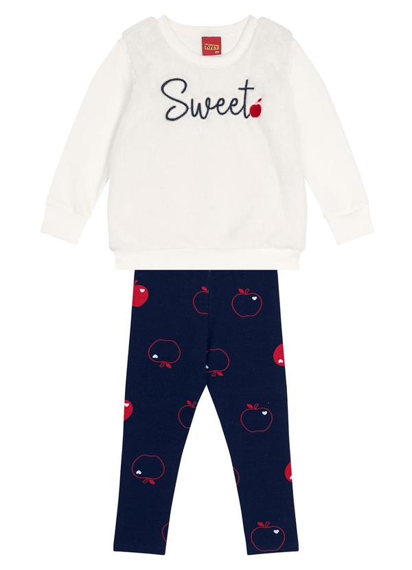 Kyly - Conjunto Infantil Menina Bege