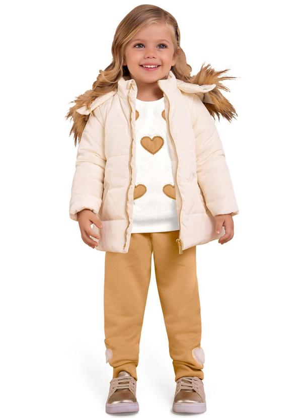 Milon - Conjunto Infantil Menina Bege 2