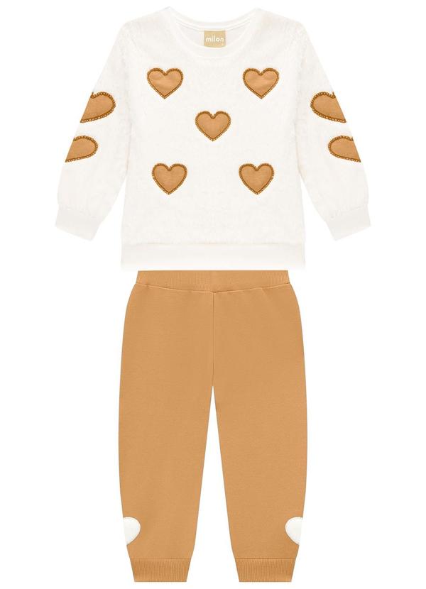 Milon - Conjunto Infantil Menina Bege 3