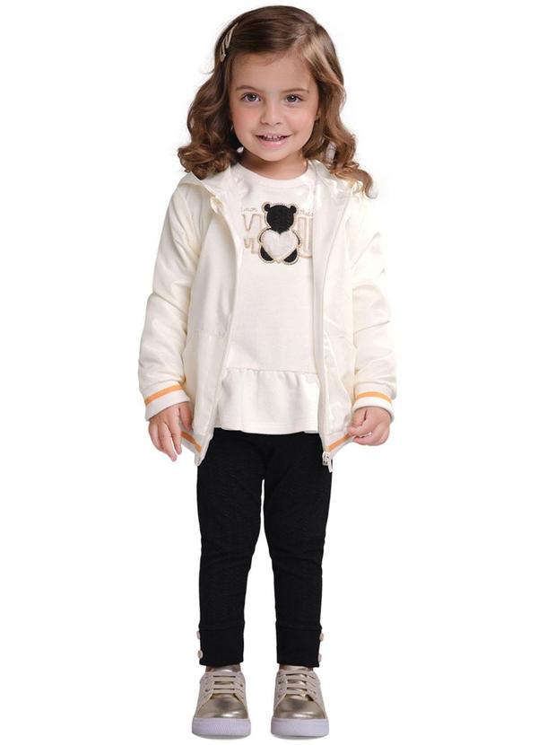 Milon - Conjunto Infantil Menina Bege