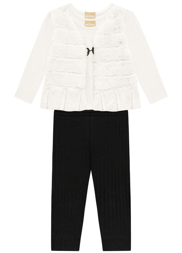 Milon - Conjunto Infantil Menina Bege 2