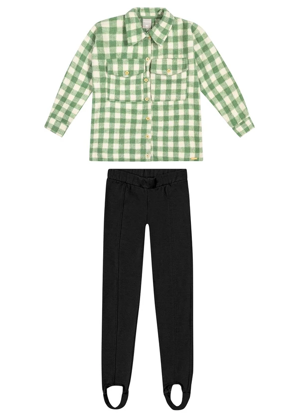 Colorittá - Conjunto Infantil Menina Bege