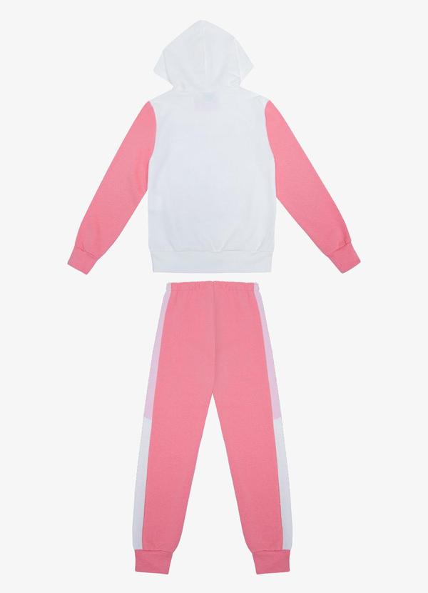 Select - Conjunto Infantil Menina Blusão com Calça Rosa 2