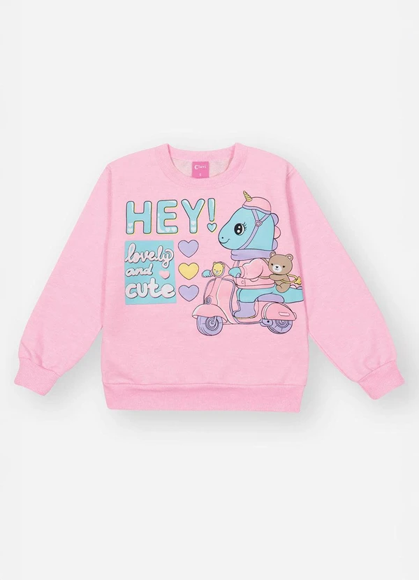 Abrange - Conjunto Infantil Menina Bolsa Dinossauro Rosa 7