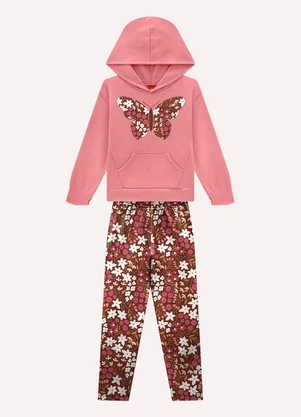 Kyly - Conjunto Infantil Menina Borboleta Rosa - KYLY