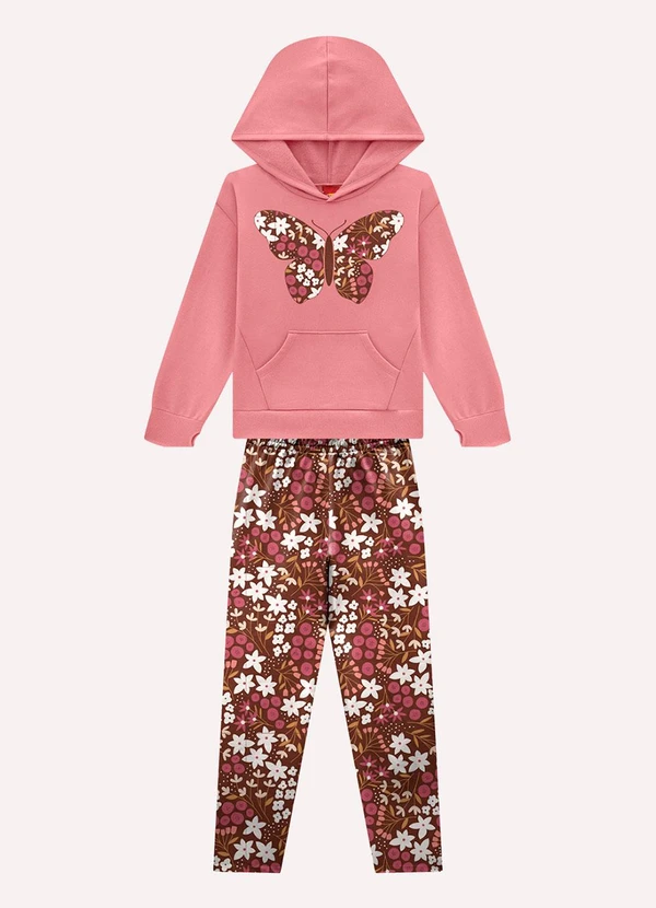Kyly - Conjunto Infantil Menina Borboleta Rosa