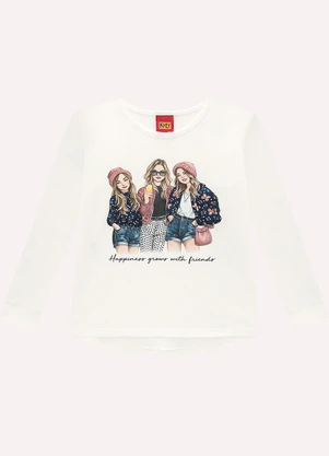 Kyly - Conjunto Infantil Menina Borboletas Branco - KYLY