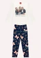 Kyly - Conjunto Infantil Menina Borboletas Rosa - variação: Branco