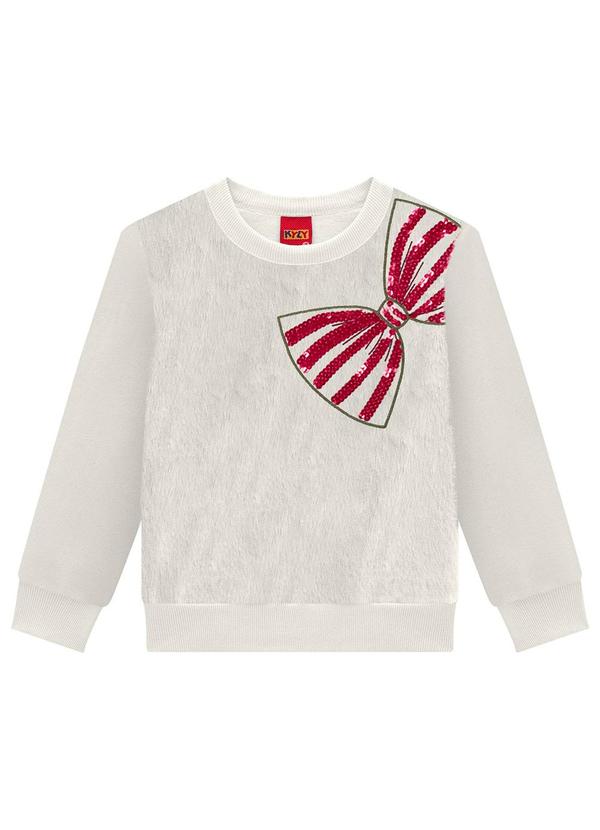 Kyly - Conjunto Infantil Menina Bordado Bege 2