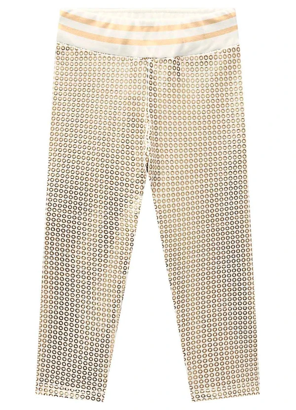 Milon - Conjunto Infantil Menina Bordado Off White 3