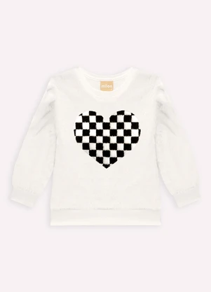 Milon - Conjunto Infantil Menina Bordado Off White - MILON
