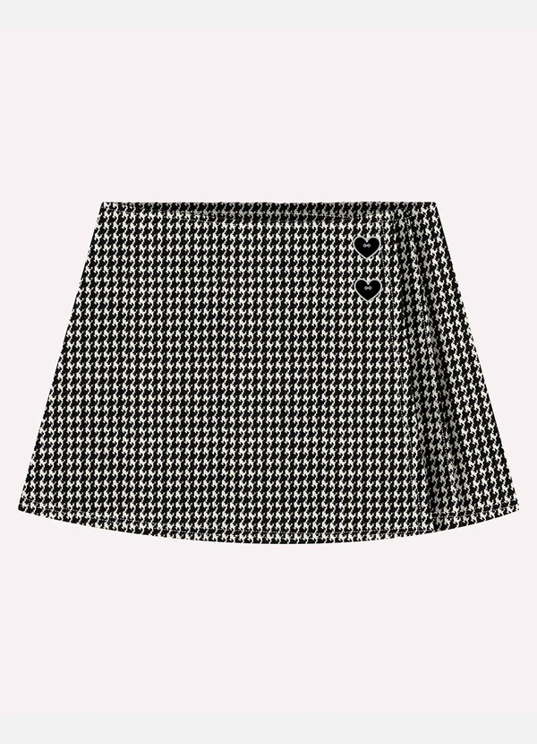 Milon - Conjunto Infantil Menina Bordado Preto 4