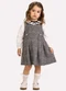 Milon - Conjunto Infantil Menina Bordado Marrom - variação: Preto