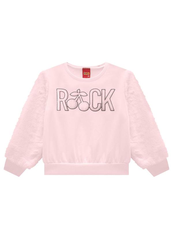 Kyly - Conjunto Infantil Menina Bordado Rosa 2
