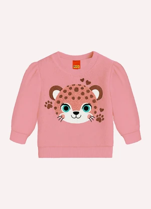 Kyly - Conjunto Infantil Menina Bordado Rosa - KYLY