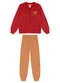 Duduka - Conjunto Infantil de Inverno Rosa - variação: Bordô