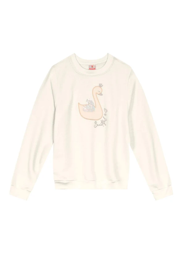 Brandili - Conjunto Infantil Menina Brilhante Bege 2