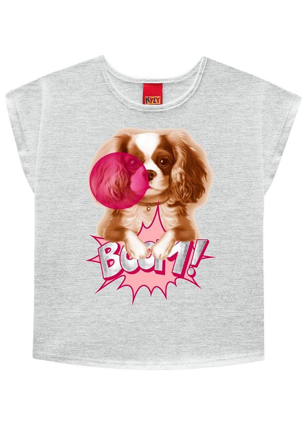Kyly - Conjunto Infantil Menina Cachorrinho Cinza 3